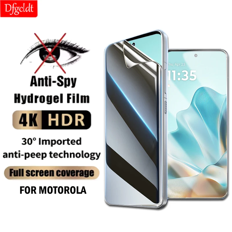 

1-2Piece Soft Anti Spy Hydrogel Film for Motorola Edge 60 50 30 Fusion Ultra Privacy Screen Protector for Edge 40 50 60 Pro Neo