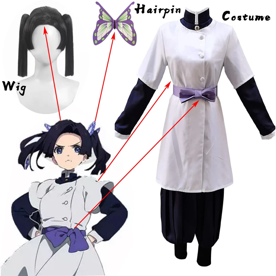 SingXeng Anime Cosplay Kanzaki Aoi Cosplay Costume Kimetsu no Yaiba Outfits Top Pants Coat Belt Halloween Custom Made