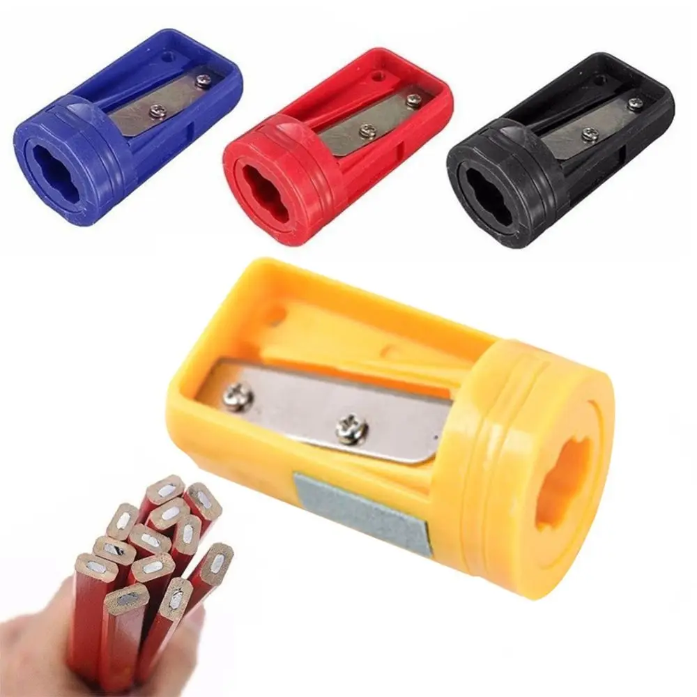 Woodworking Tool Manual Woodwork Pencil Cutter Blue Portable Carpenter Pencil Sharpener Useful Practical Homework Writing