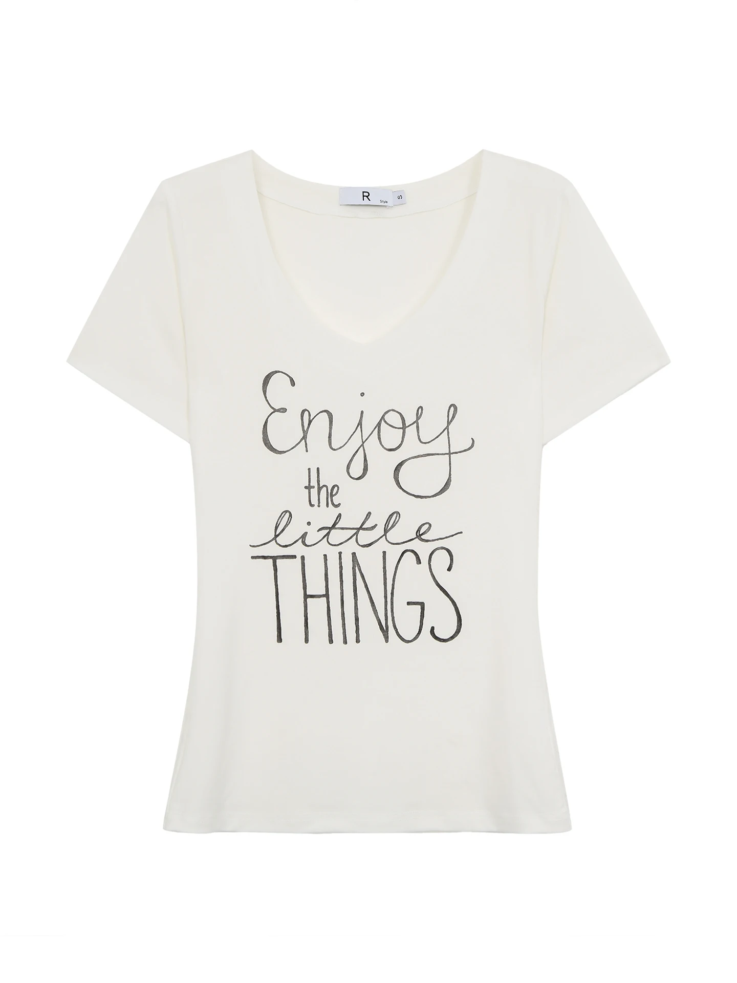 تي شيرت نسائي صيفي جديد بأكمام قصيرة وياقة على شكل V، تصميم أبيض يبرز الكتفين، قصة عادية، أنيق وعصري بمظهر شبابي جذاب #3