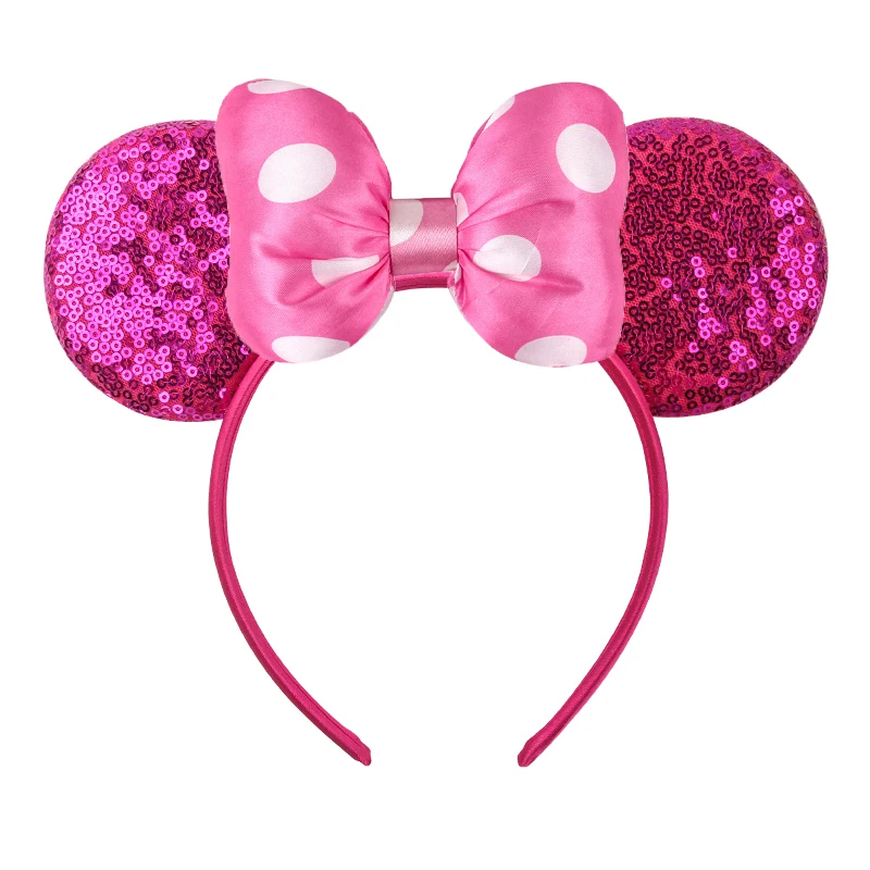 Disneyland Mouse Ears Headband For Girls Adult Sequins 5\