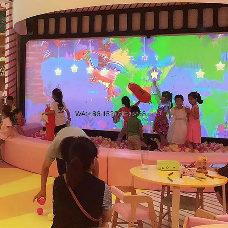 Wmwmnu Motion Based Interactive Projection Game System Integrating Ball Smashing Mechanics for Indoor Playgrounds