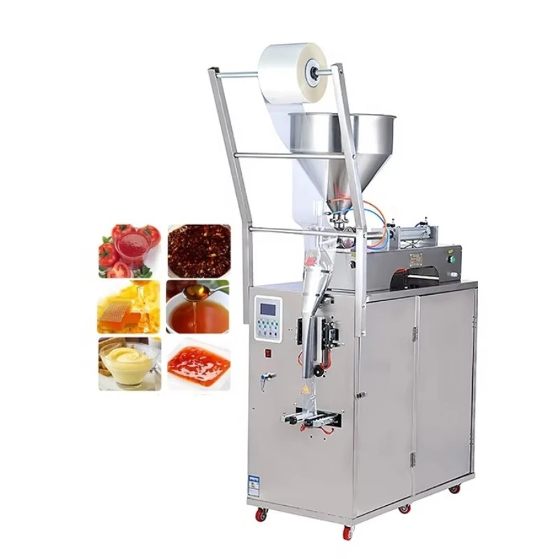 Fruit Jam/honey/paste/ketchup/mayonnaise Chocolate Liquid Packing Machine Tomato Sauce Filling Sealing Packing Machine