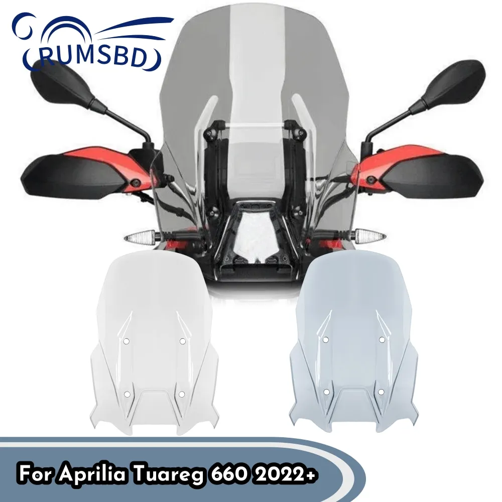 

Tuareg660 Motorcycle Front Windshield Windscreen For Aprilia Tuareg 660 2022 2023 Wind Shield Screen Airflow Deflector Visor