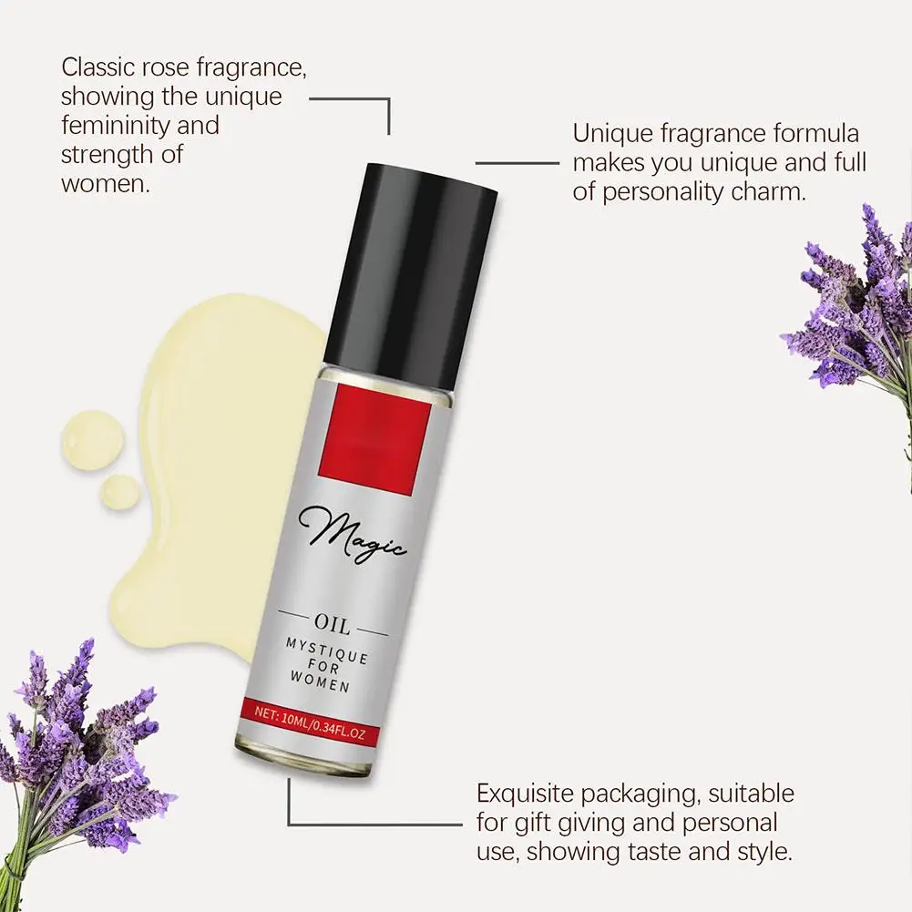 10 мл Allure Pure Парфюмерное масло, Magic Mystique Perfume Свежий легкий и стойкий аромат Сексуальный продукт