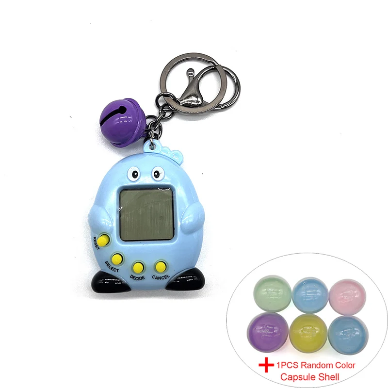 Electronic Nostalgic Virtual Network Digital Pet Machine Macaron Color Capsule Egg Ball Model Virtual Pixel Funny Toy Children