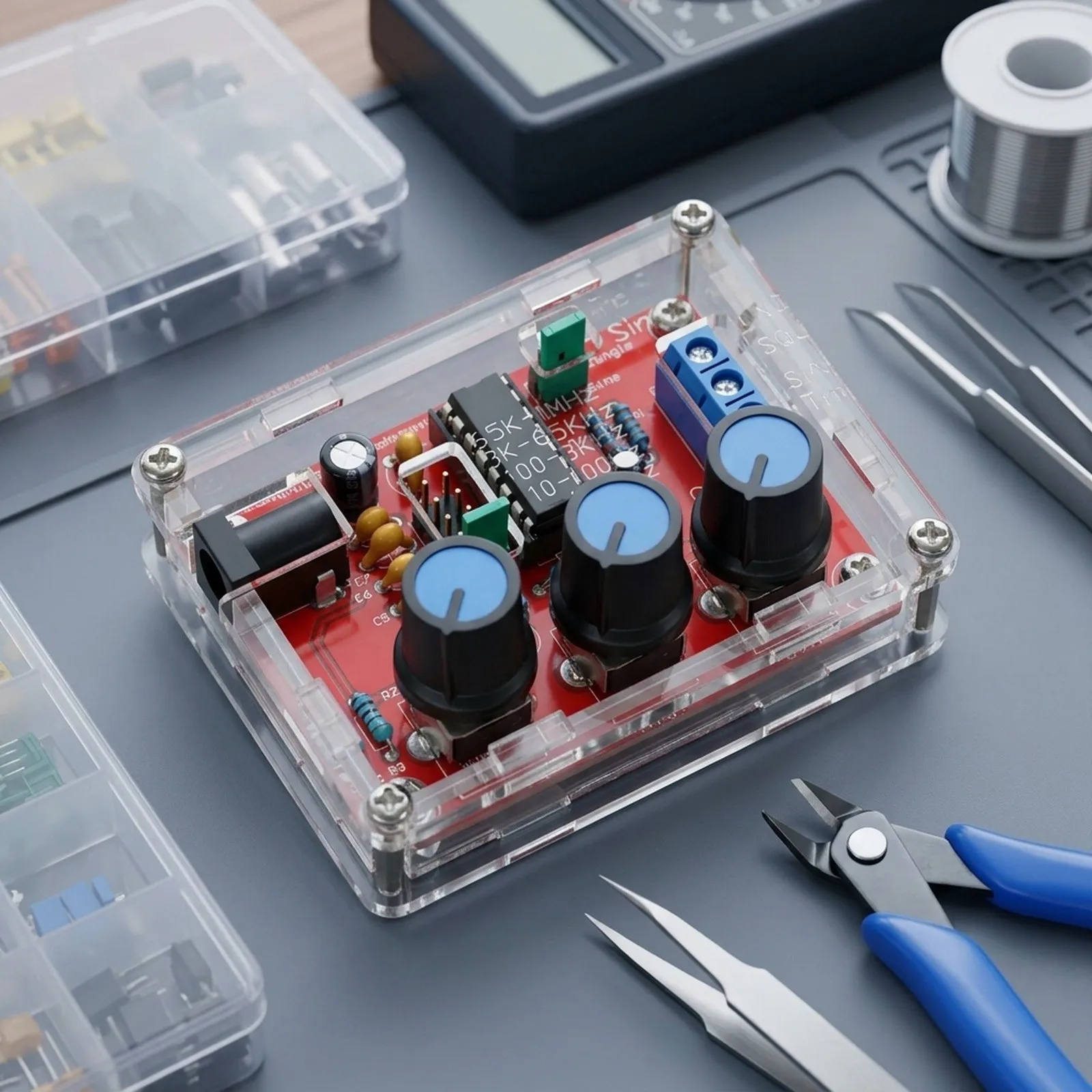 High DIY Shell Waveforms 9-12VDC Input Accuracy Resolution Amplitude Power Supply Range Voltage Support High DIY