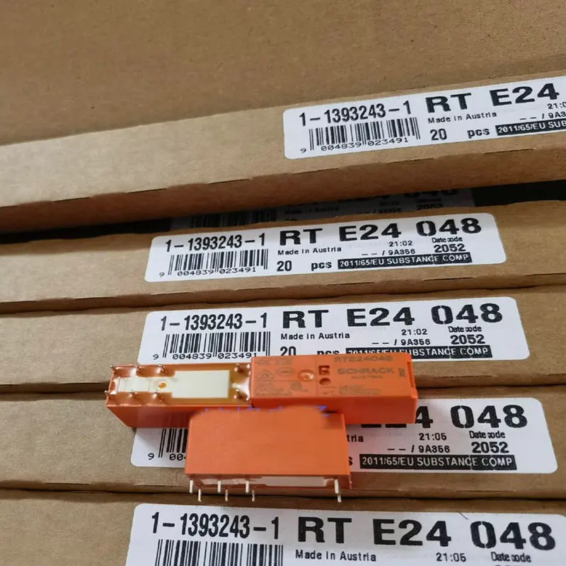 

Реле TE RTE24048, 5 шт., оригинальное 1- 1393243 -1