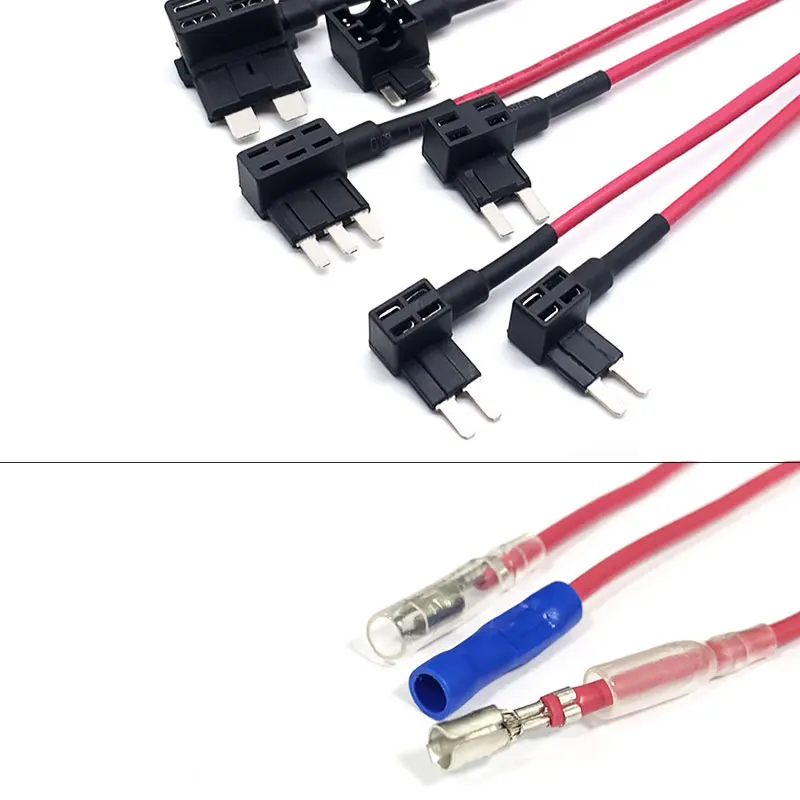 

24V 12V Car Fuse Blades Holder Circuit Adapter Protector Splitter ATM APM Tap Micro Connector Truck Automobile Accessories