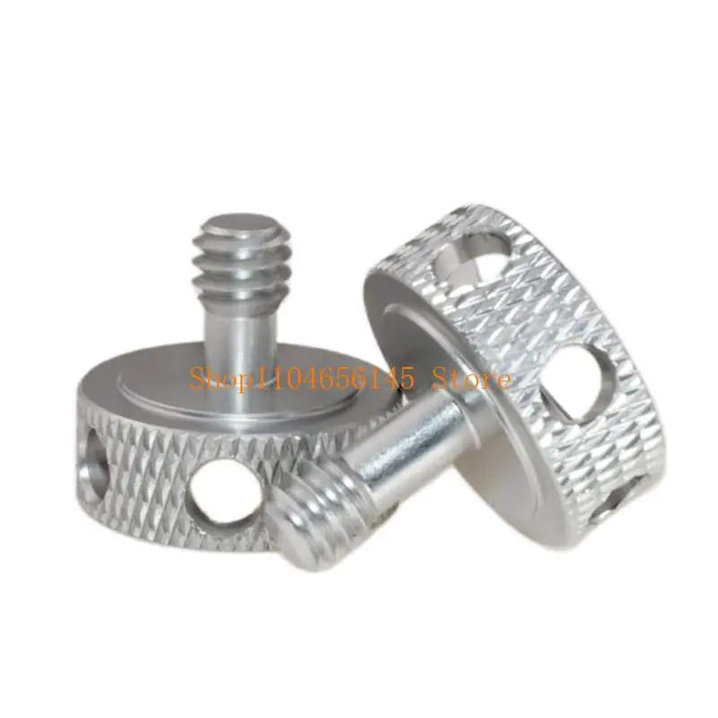 652F Aluminum Alloy Thumb Screw 6-hole Port for Camera Tripod Head 1/4inch Interfaces