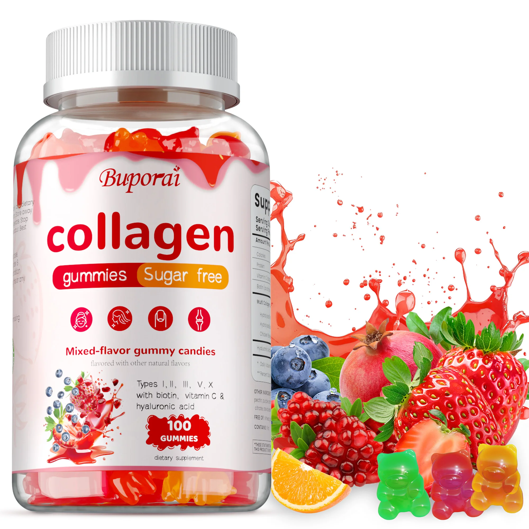 

Мультиколлагеновые жевательные конфеты — уменьшает морщины и сухость, осветляет кожу, поддерживает здоровье волос, ногтей и суставов, поддержает жизненную силу