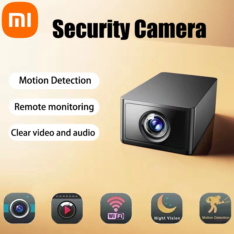 Cámara WiFi Xiaomi Home X8 Mini, Grabadora de Video HD 4K, Detección de Movimiento, Visión Nocturna, Cámara de Seguridad Inteligente