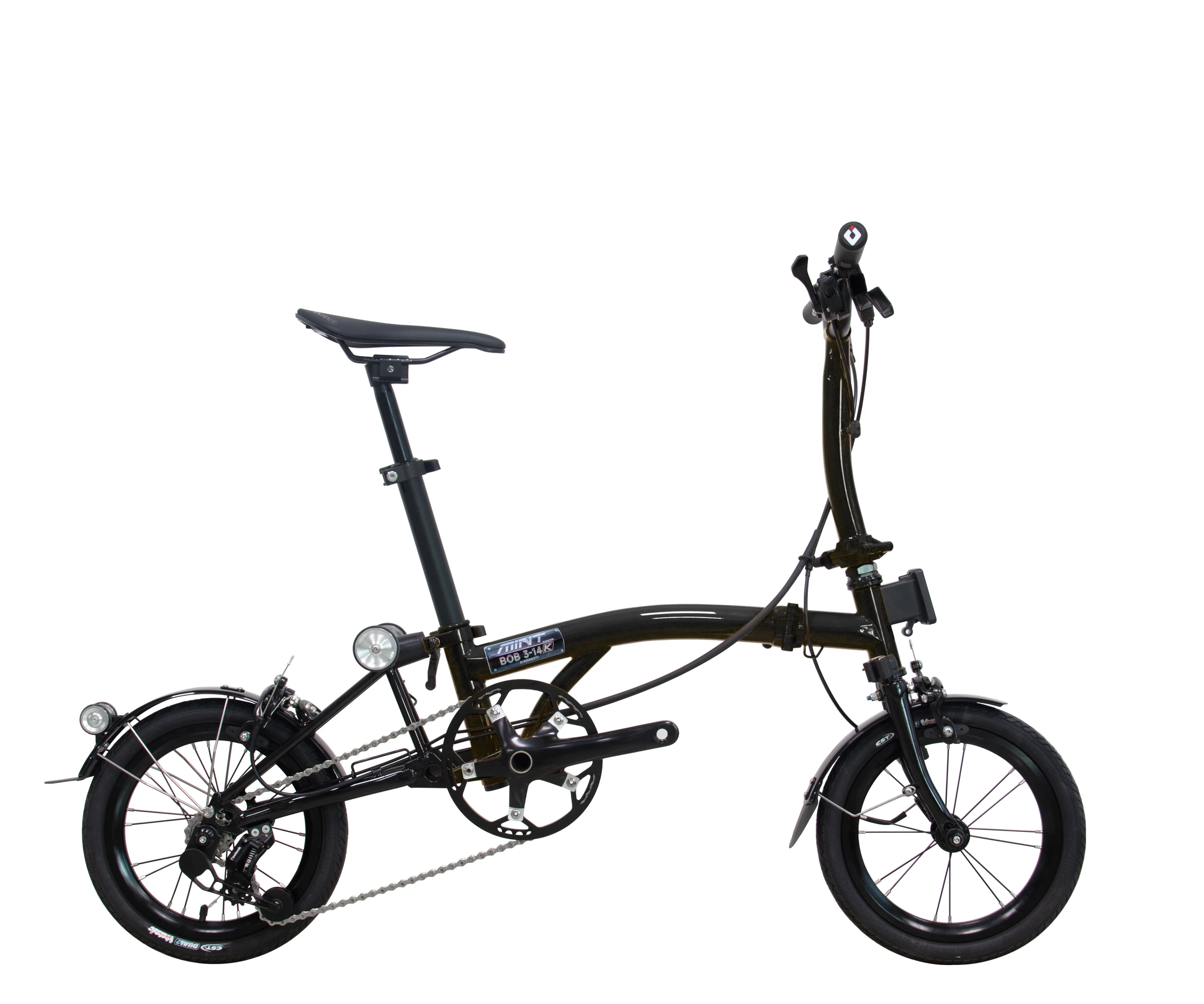MINT BOB 3-14K 14Inch Triple Folding Bike/ Chromium-Molybdenum