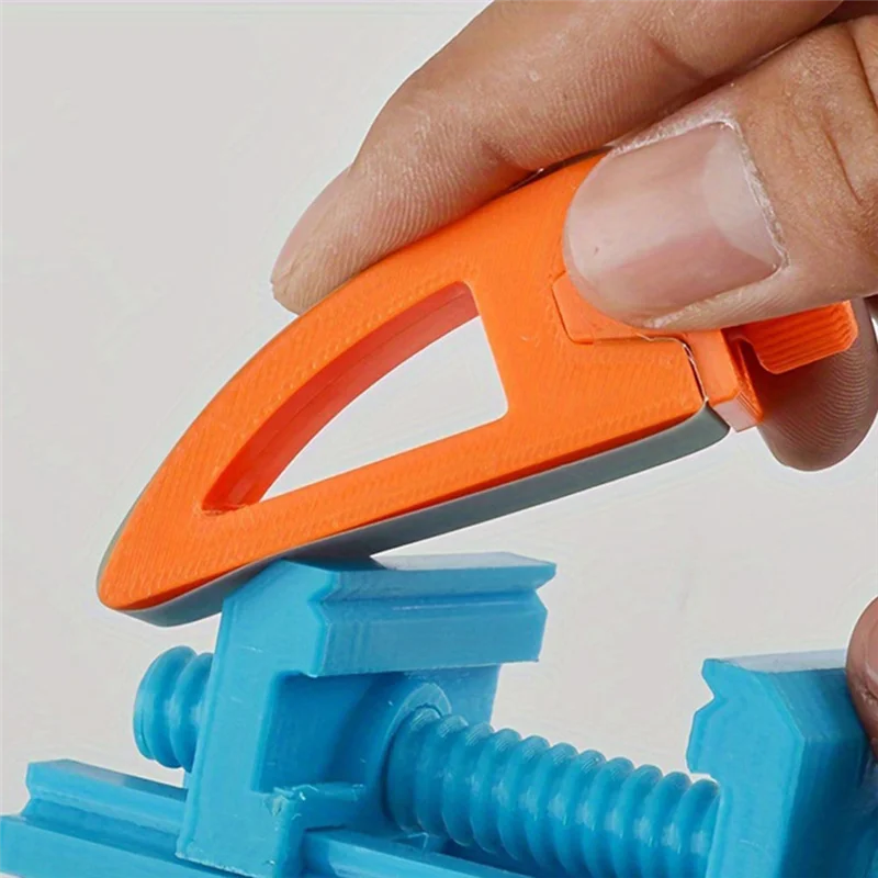 ABZL Porta carta vetrata per aerografo per superfici curve Mini kit di lucidatura multiuso portatile con carta vetrata