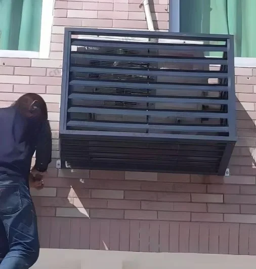 Aluminum alloy air conditioner shell, outdoor rainproof and sunscreen air conditioner external unit protective cover