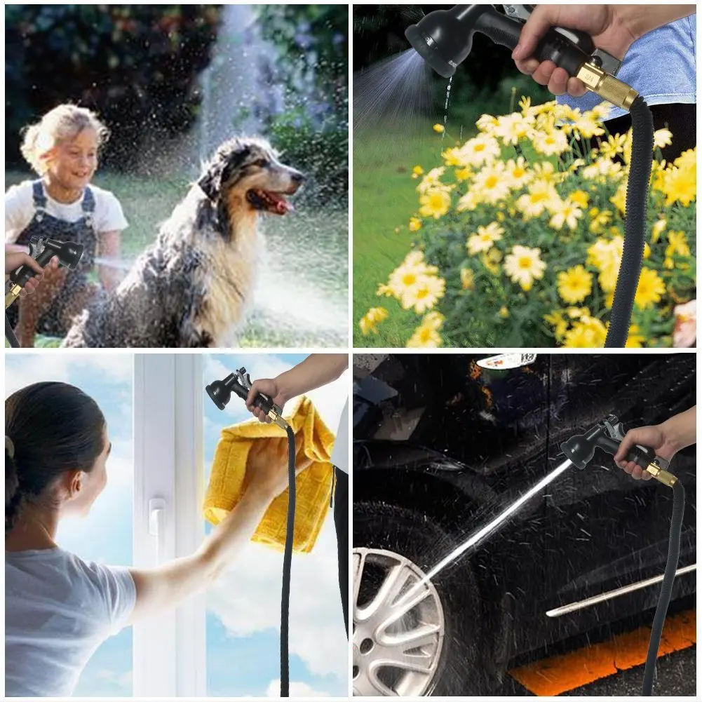 3 Times Expandable Garden Water Hose Watering Hose High Pressure Flexible Car Wash Watering Garden Irrigation Magic Hose Pipe