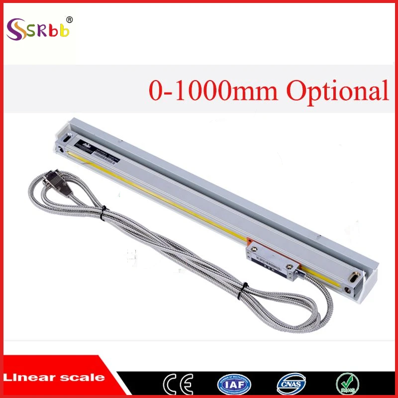 

High Precision 0.005mm Slim Linear Scale DRO TTL Small Linear Encoder Grating Ruler Sensor Transducer for Milling Lathe Machine