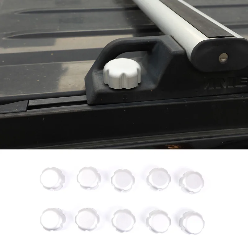 For 2003-2009 Hummer H2 aluminum alloy silver car styling car roof rack screw cover sticker car exterior protection accessories