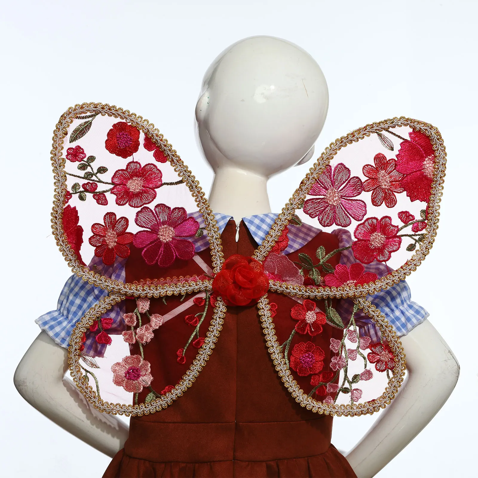 

Lace Butterfly Wings Fairy Stick Set Cos Photo Props Themed Party Stage Performance Costume Accessories Angel Wings Hand Stick