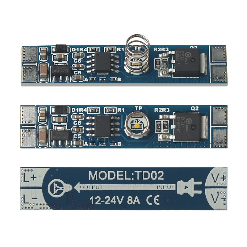 Led Light Touch Sensor Switch 12V 24V 8A 96W Kast Licht Touch Sensor Dimmer