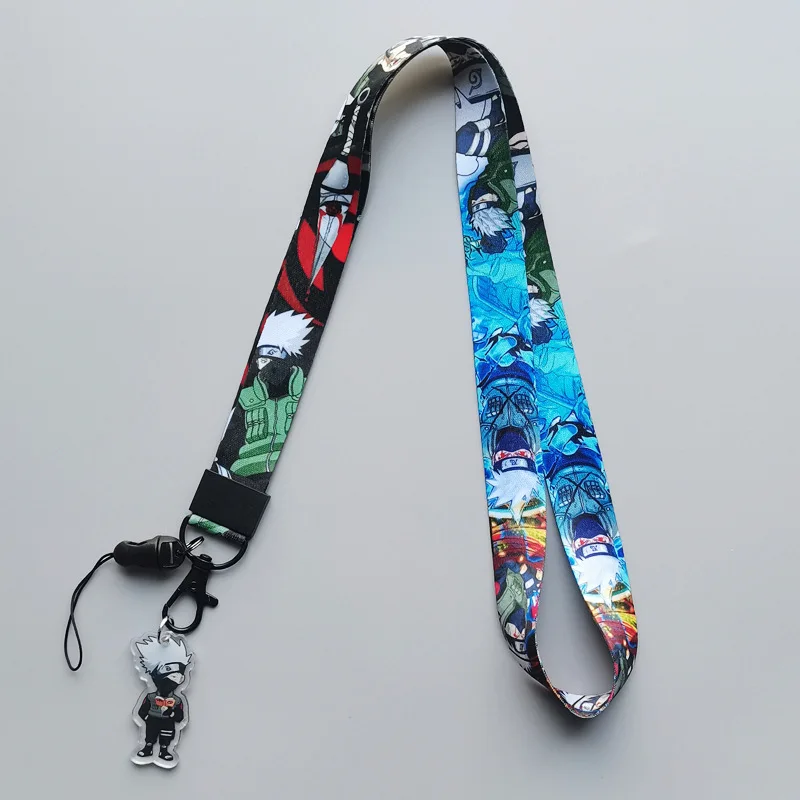 Anime Naruto Uzumaki Naruto Sasuke Kakashi Schlüsselband Niedliches Anime-Zubehör Kreatives Design Handy-Halsband Geschenk – Detail 5