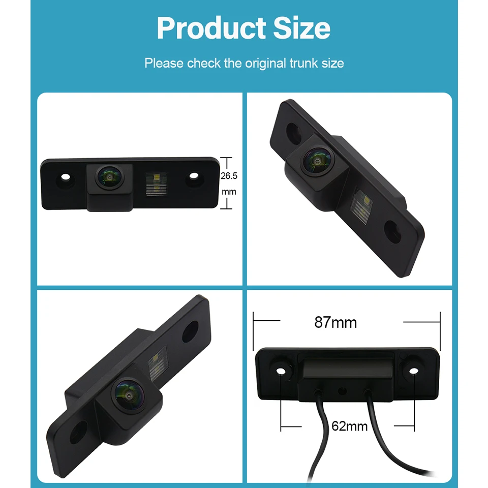HaiSunny AHD 1080P Rear View Parking Camera For Ford Mustang GT CS 2010 2011 2012 2013 2014 HD CCD Night Vision Waterproof Car
