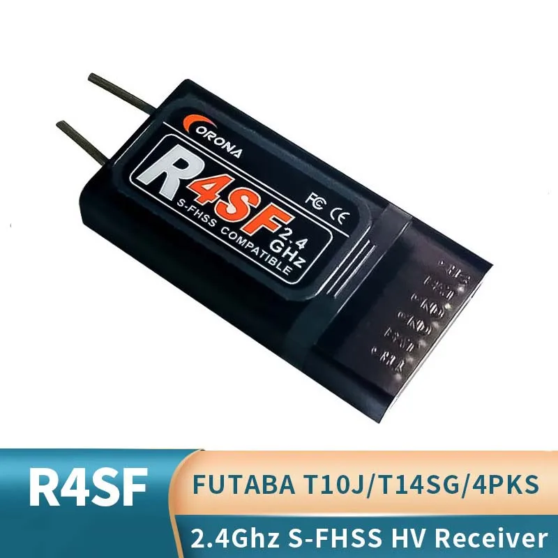 R4SF Receiver 18SZ, 18MZ, 7PX, Remote Control, High Frequency