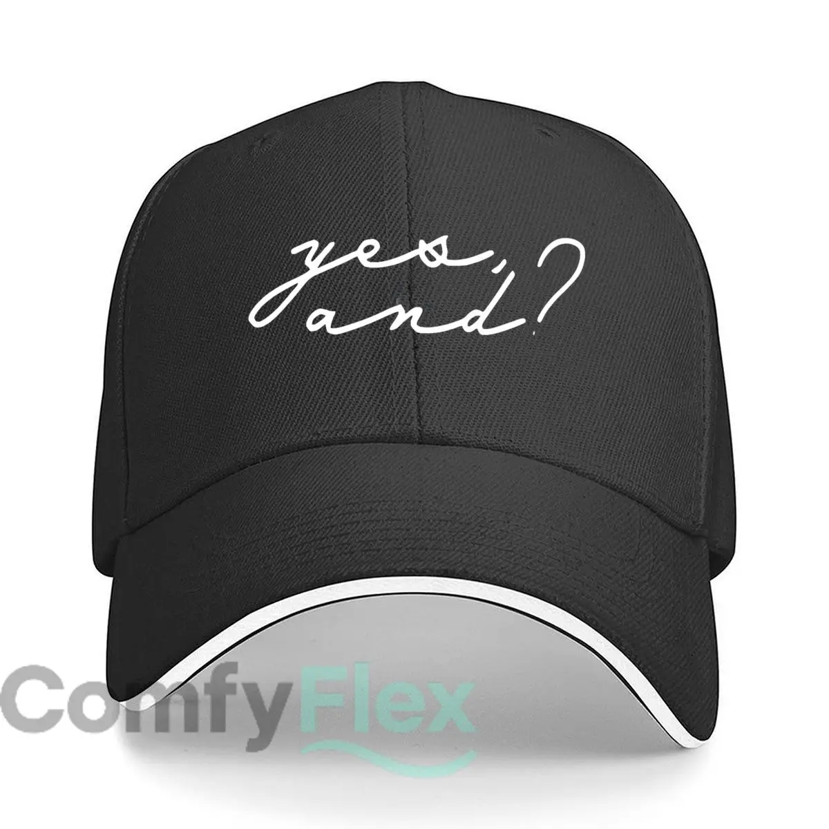 تصميم الطباعة البسيط "عيون و" في قبعة بيسبول ساندويتش ذات رسومات بسيطة للرجال والنساء قبعة واقية من الشمس قبعة للتدريبات الخارجية