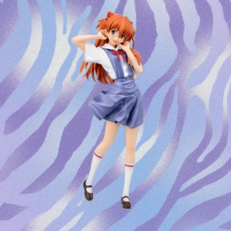 

【100% оригинал】SEGA Shin Seiki Evangelion — Souryuu Asuka Langley — фигурка высокого премиум-класса —Seifuku Ver. Гаражный комплект, подарки, игрушки, модель