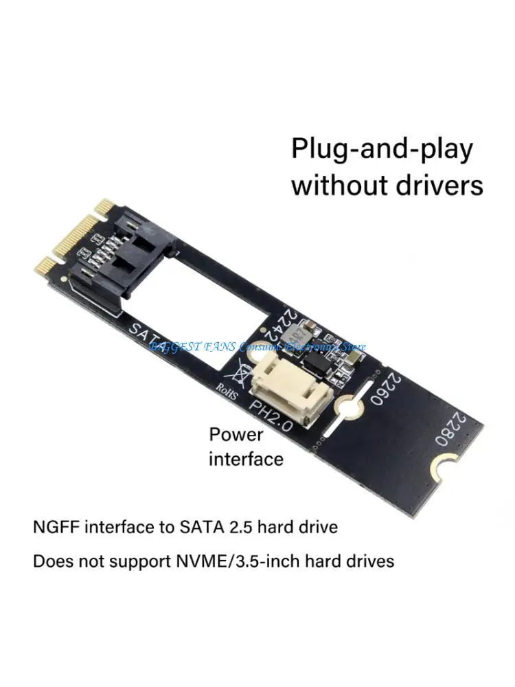 Tool Less 2.5in Disk Adapter Supporting 6Gbps Transfer Speed Space Saving