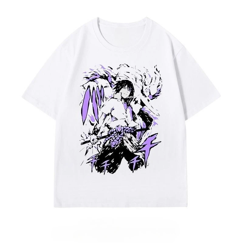 

Anime Hokage Haruno Sakura Pattern Printed Short Sleeve T-shirt Japanese Men's and Women's Loose Round Neck Trendy T-shirt