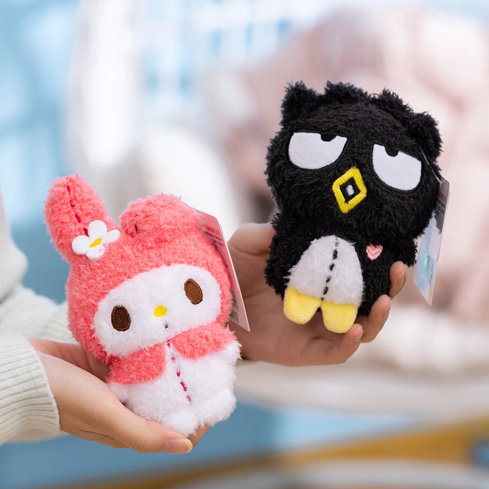 Sanrio Cinnamoroll Plush Toy Backpack Pendant Keychain Boys Girls Toy Schoolbag Decoration Birthday Present Cute Stuffed Keyring