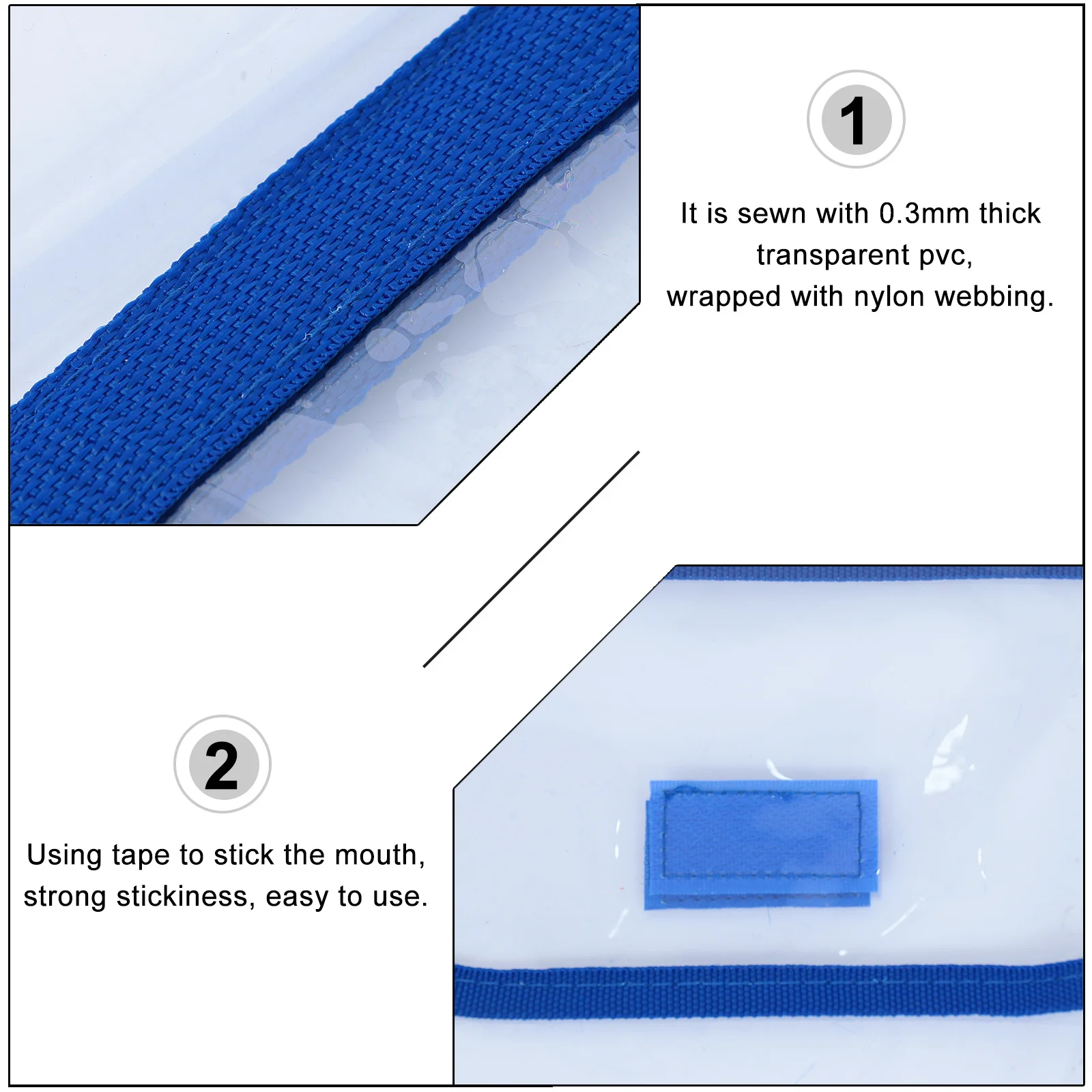 

Large Clear Storage Bag Heavy Duty Pvc Material For Poster Board Organizer Bulletin Board Holder Art Portfolio Bag Waterproof