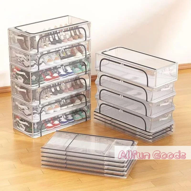 [TG835]Transparent Shoe Storage Box, Sports Shoes And High Heels Storage Box