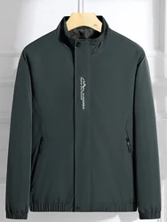 2024 New Plus Size 8xl 7xl Men Jacket Coats Spring Autumn Outdoor Windproof Black Gray Green Large 6xl 5xl Causal Windbreaker