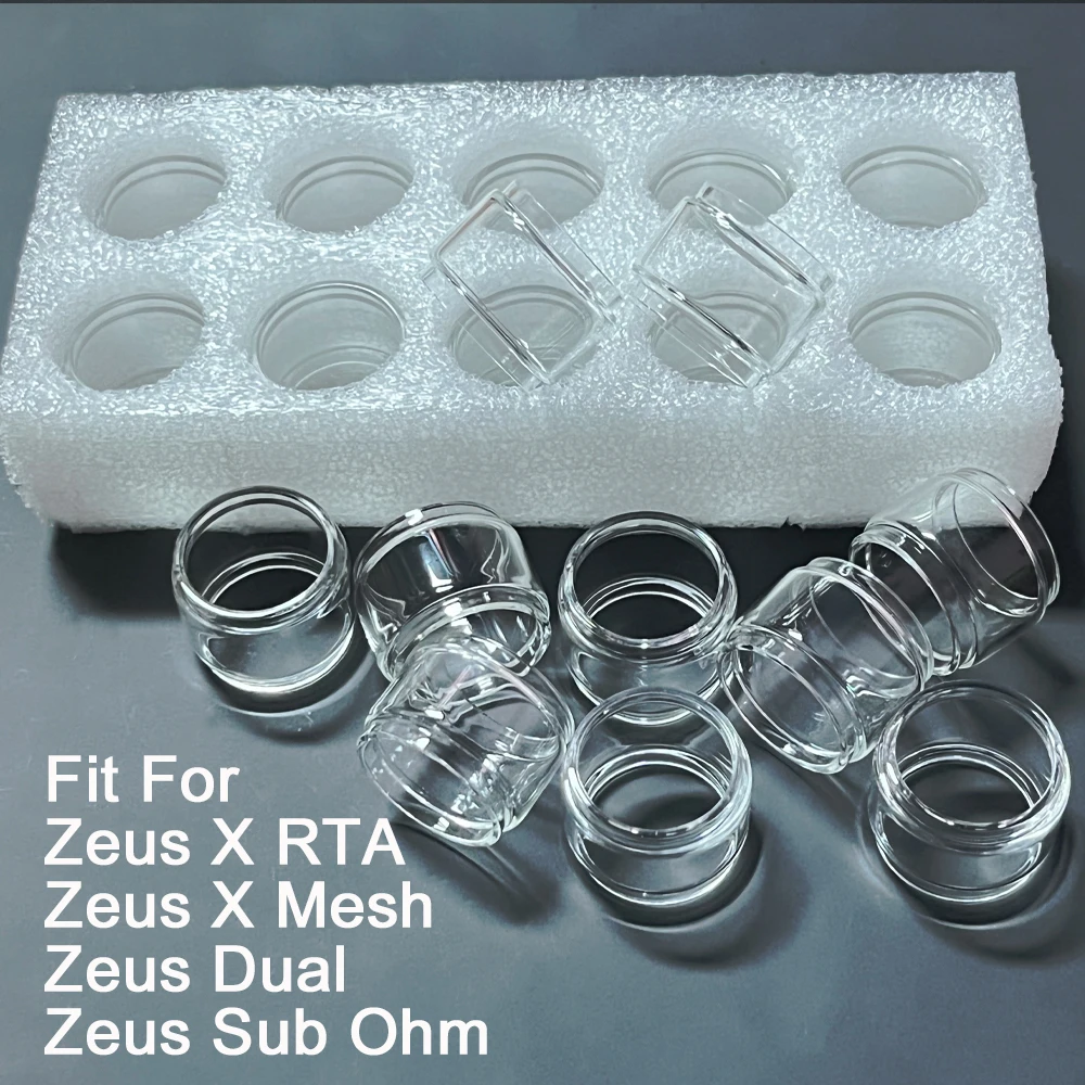 

ZHISHUO 10 шт. 4,5 мл 3,5 мл Zeus X прозрачная прямая стеклянная трубка для Zeus X Mesh Sub Ohm Zeus Dual Электронные Сигареты