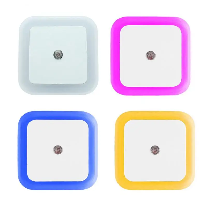 Wireless Sensor LED Night Light EU/US Plug Mini Square Night Lights For Baby Children Living Room Bedroom Corridor Lighting Lamp