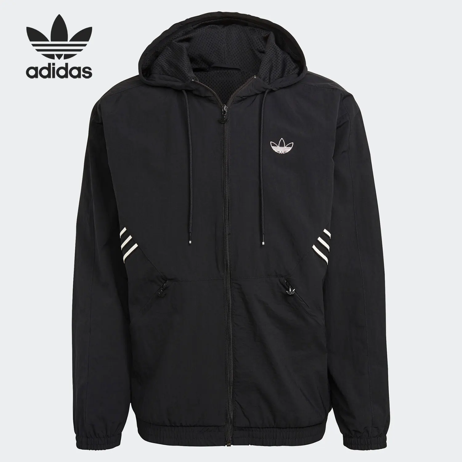 Adidas genuine Three Stripes Men Comfort Sport Casual Jacket GN5505