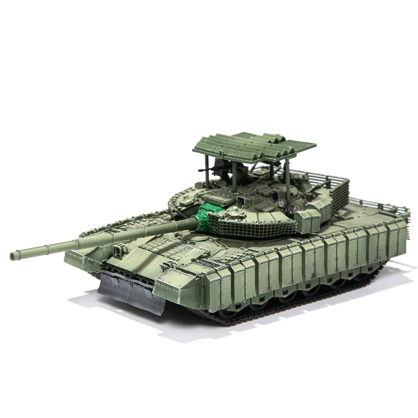 1: 72 5M72150A Russian T-80BVM Tank Model 2023 Relikt ERA Static Finished Product Model view 5
