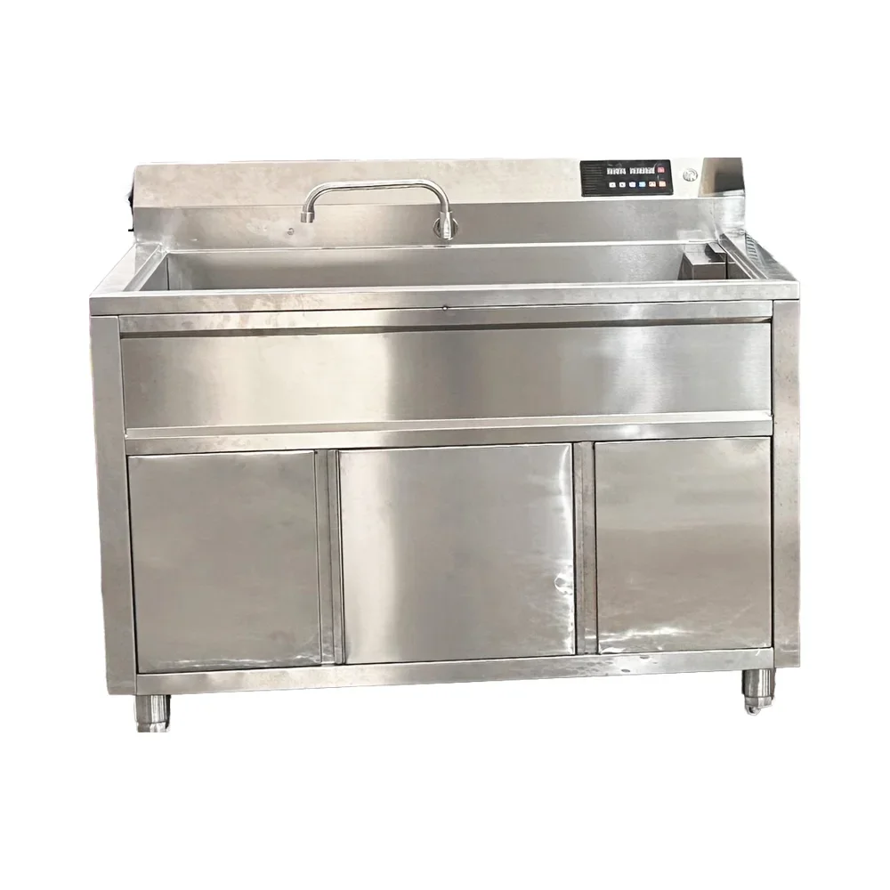 Commercial Bubble Washer for Vegetables Fruits & Flour for Restaurant & Canteen Cleaning with Motor As Core Component