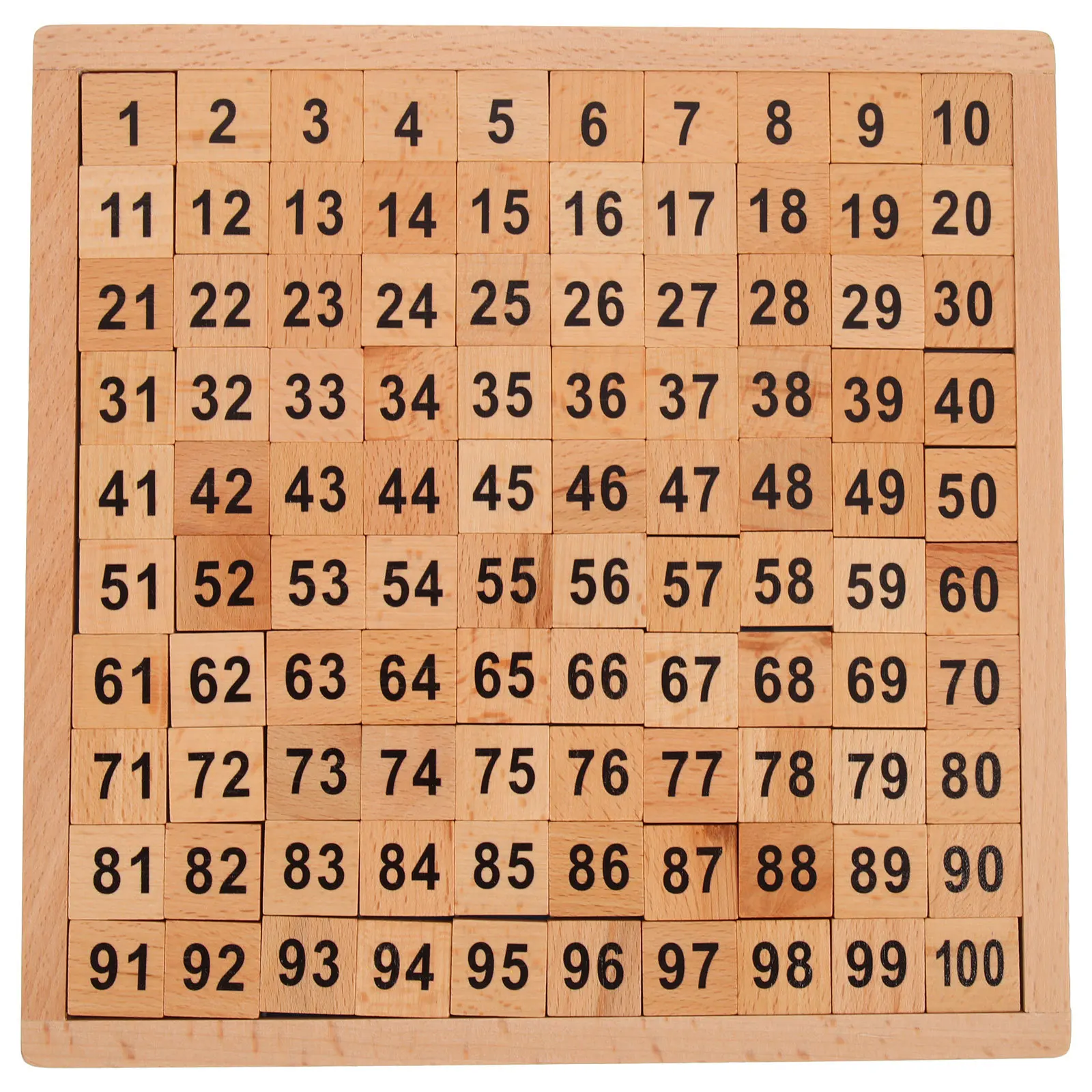 

1pcs Wooden Math Board For Kids Learning Counting Educational Mathematical Train Interactive Math For Children