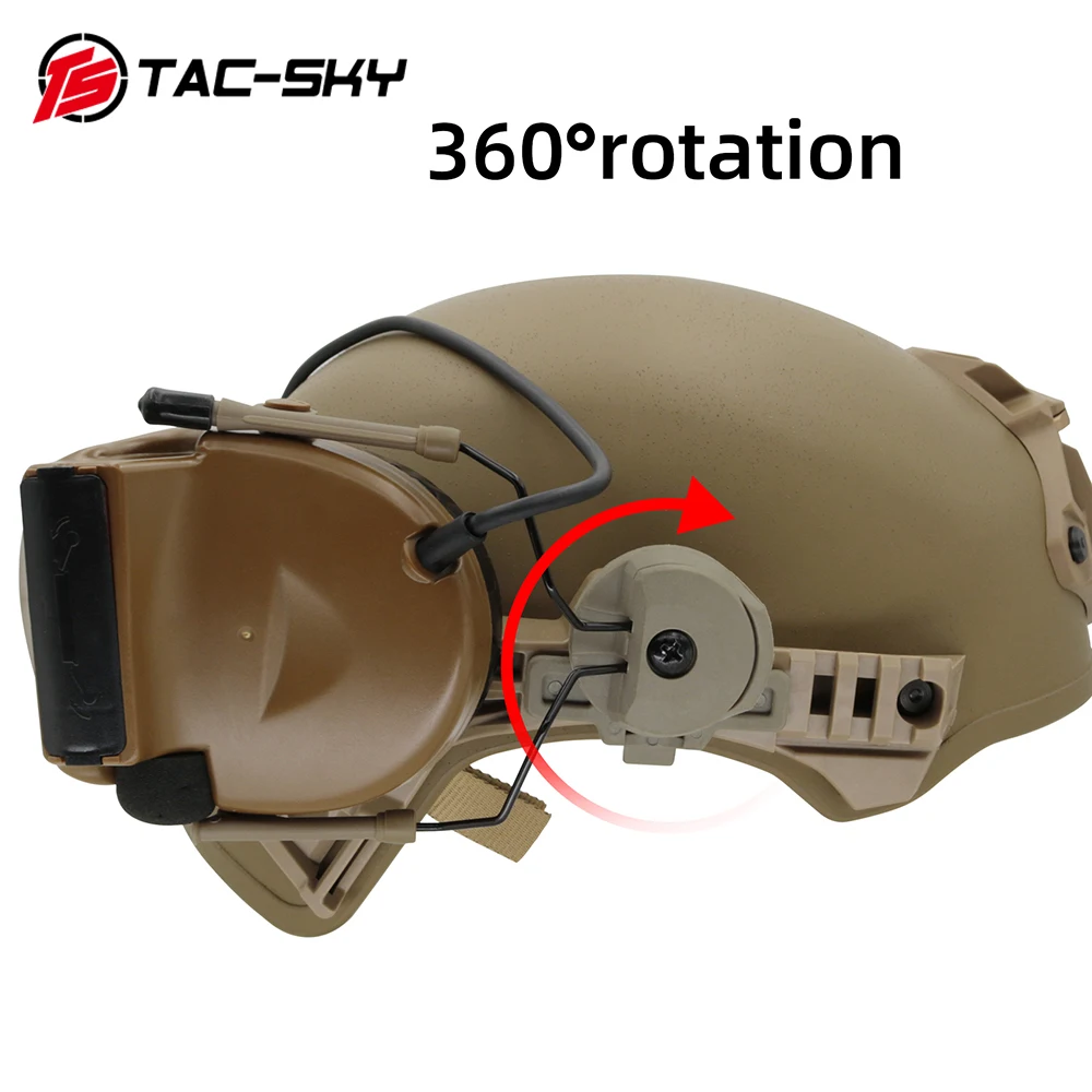 TAC-SKY Wendy TW Styling Helmet EX 3.0 Series Guide Rail Dedicated Headset Buckle Bracket Is Suitable For COMTA II III Headset