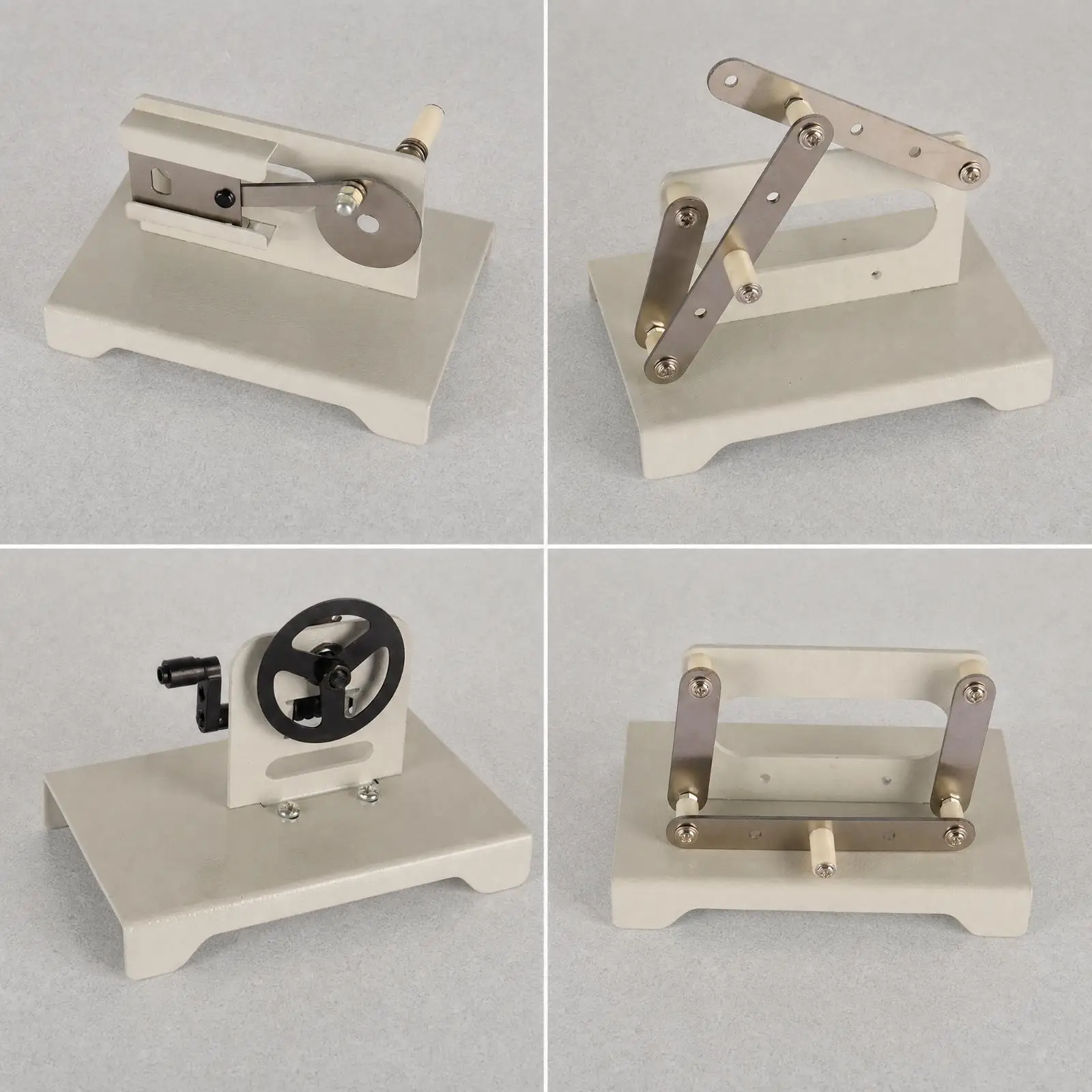 Physics Teaching Worm Gear Drive Unit Hand Operated Motion Demonstrator for High School Lab Study Educational Device