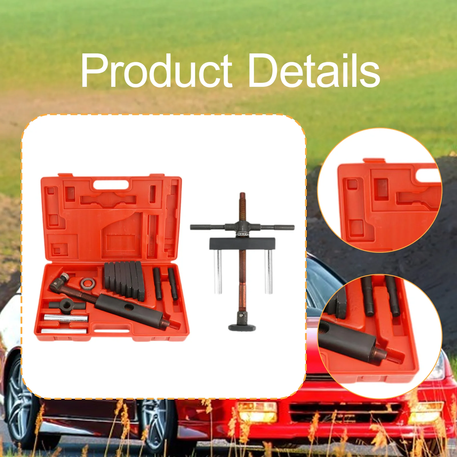 45 Steel Universal Cylinder Liner Puller Multifunctional Auto Engine Sleeve Remover Set for Mechanic