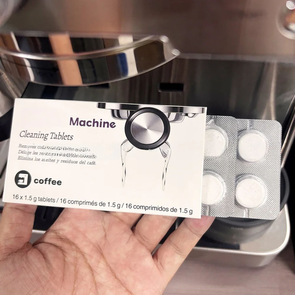 16pcs Coffee Machine Cleaning Descaling Tablets For Breville BES878 870 860 840 500 Remover Scale Dissolvable Accessories