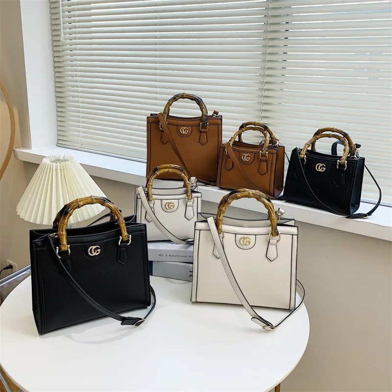 

2025 NewFashion Retro Tote Bag - Large Capacity PU Leather Shoulder Bag, Trendy Crossbody Purse for Women, Stylish Daily Handbag