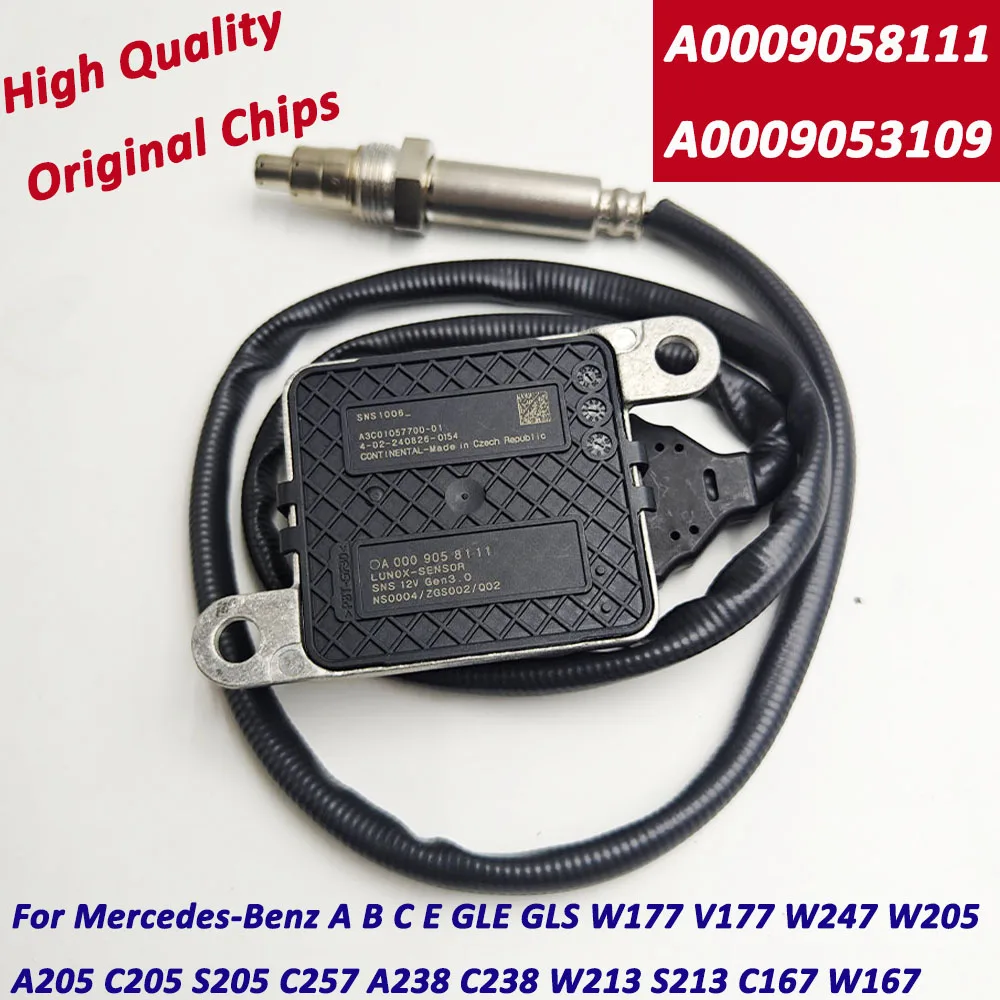 

Высококачественный датчик Nox для Mercedes-Benz A B C E GLE GLS W177 V177 W247 W205 A205 C205 S205 A 0009058111 A 0009053109 0009058111