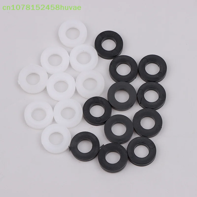 100 Pcs Nylon Washer For Drum Screw Drum Lug White Black Color Nylon Flat Wahser Thickness Heavy Product
