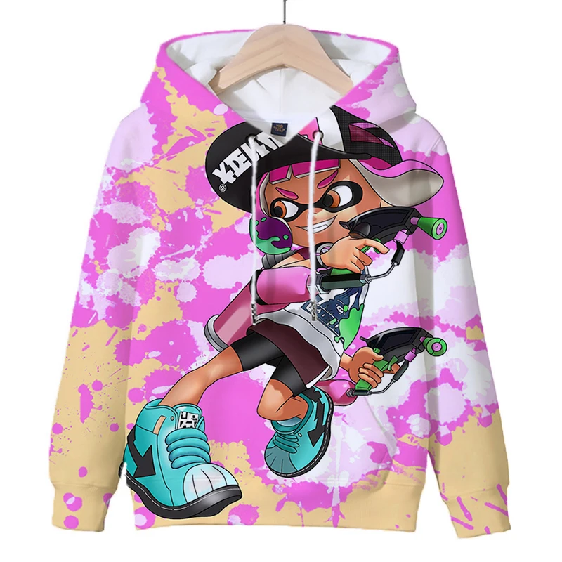 للجنسين 3D طباعة لعبة سبلاتون 3 بلوزات مقنعين للفتيان والفتيات ، الكرتون عارضة هوديي ، ملابس الاطفال ، قمم الخريف #6