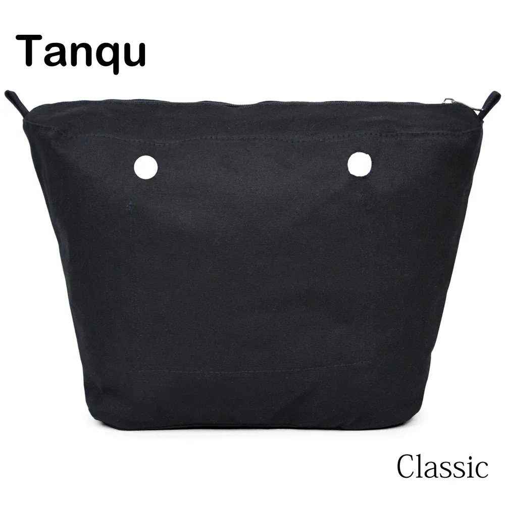 TANQU New Inner Lining Zipper Pocket for Classic Obag Insert with Inner Waterproof Coating for O Bag